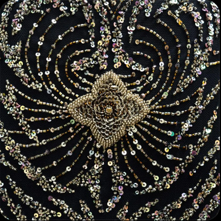 Illustrative embroidery and embellishment concept reference