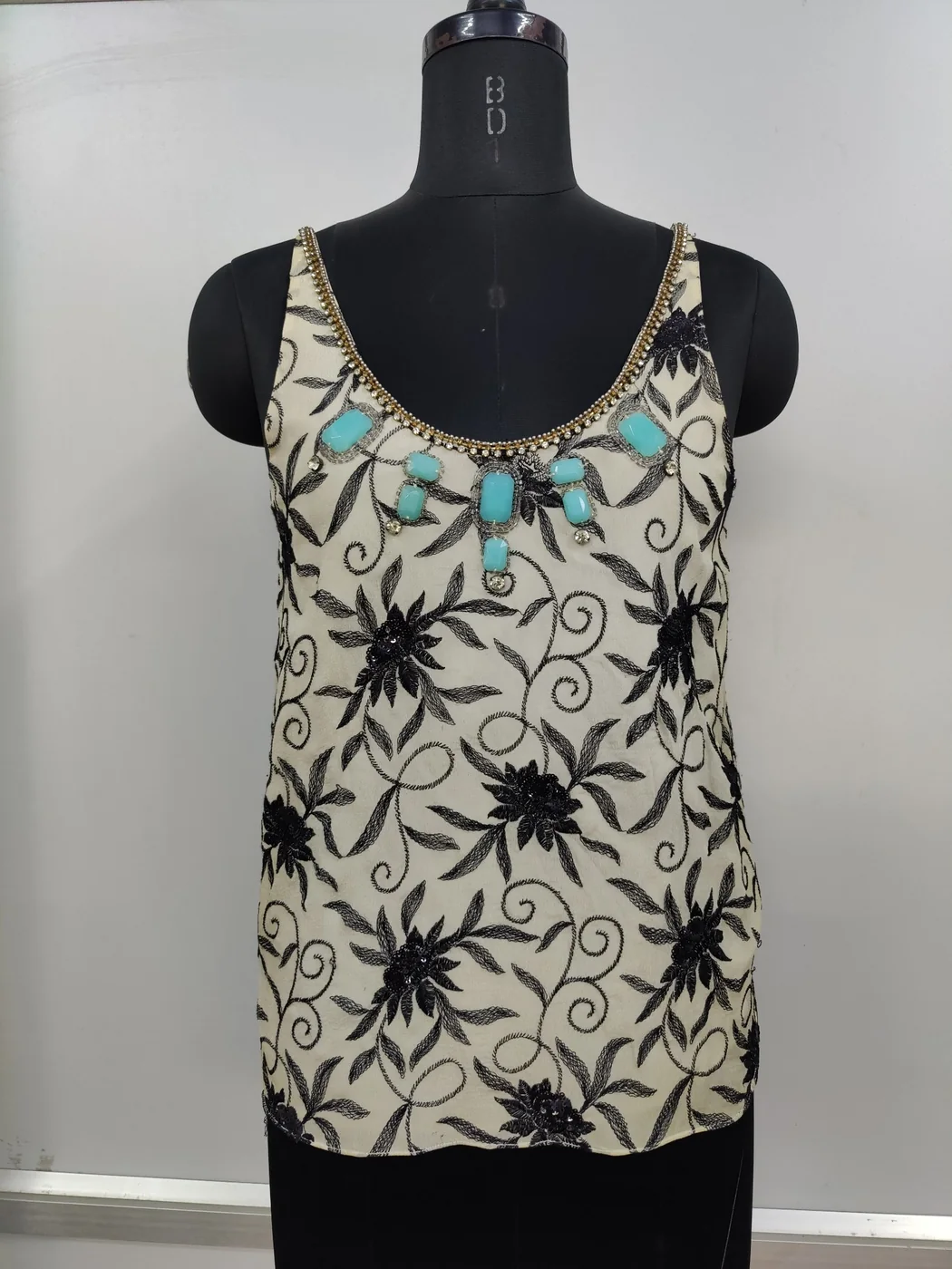 Original sample photograph of Ivory Botanical Top