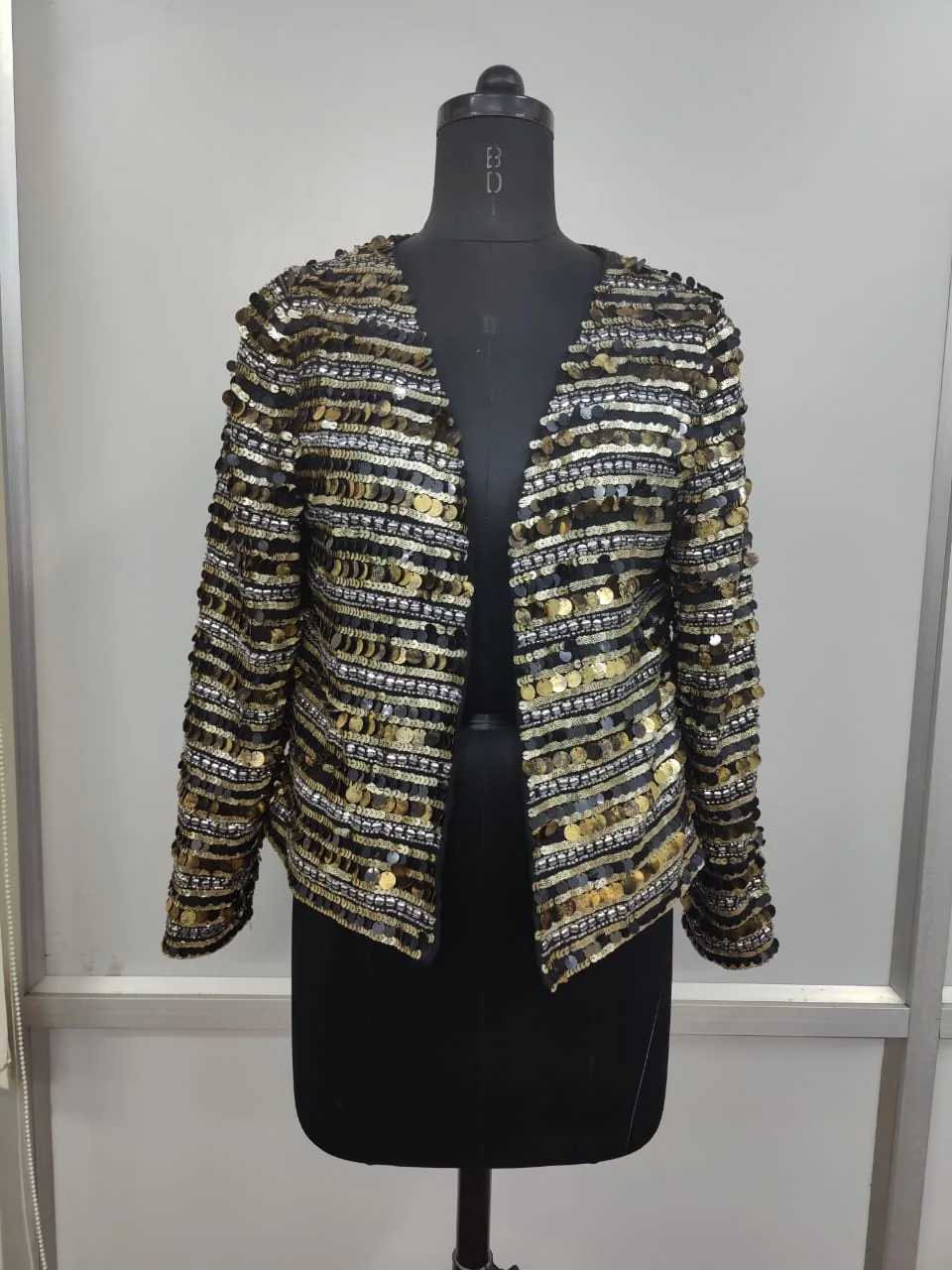 Original sample photograph of Metallic Sequin Jacket